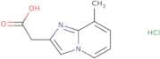 2-{8-Methylimidazo[1,2-a]pyridin-2-yl}acetic acid hydrochloride