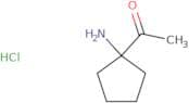 1-(1-Aminocyclopentyl)ethan-1-one hydrochloride