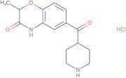 2-Methyl-6-(piperidine-4-carbonyl)-3,4-dihydro-2H-1,4-benzoxazin-3-one hydrochloride