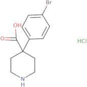 4-(4-Bromophenyl)piperidine-4-carboxylic acid hydrochloride