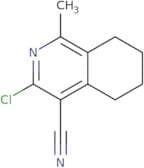 3-Chloro-1-methyl-5,6,7,8-tetrahydroisoquinoline-4-carbonitrile