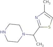 1-[1-(4-Methyl-1,3-thiazol-2-yl)ethyl]piperazine