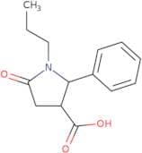 5-Oxo-2-phenyl-1-propylpyrrolidine-3-carboxylic acid