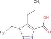 1-Ethyl-5-propyl-1H-1,2,3-triazole-4-carboxylic acid