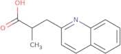 2-Methyl-3-(quinolin-2-yl)propanoic acid