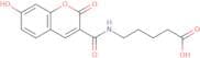 5-[(7-Hydroxy-2-oxo-2H-chromene-3-carbonyl)-amino]-pentanoic acid