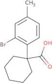 1-(2-Bromo-4-methylphenyl)cyclohexane-1-carboxylic acid