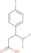 4,4-Difluoro-3-(4-fluorophenyl)butanoic acid