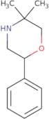5,5-dimethyl-2-phenylmorpholine