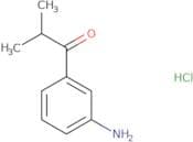 1-(3-Aminophenyl)-2-methylpropan-1-one hydrochloride