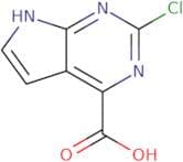 2-chloro-7h-pyrrolo[2,3-d]pyrimidine-4-carboxylic acid