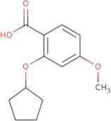2-(Cyclopentyloxy)-4-methoxybenzoic acid