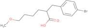 2-[(4-Bromophenyl)methyl]-6-methoxyhexanoic acid