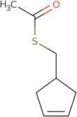 1-{[(Cyclopent-3-en-1-yl)methyl]sulfanyl}ethan-1-one