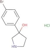 3-(4-Bromophenyl)pyrrolidin-3-ol hydrochloride