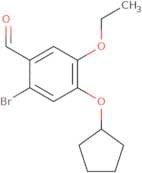 2-Bromo-4-(cyclopentyloxy)-5-ethoxybenzaldehyde