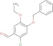 4-(Benzyloxy)-2-chloro-5-ethoxybenzaldehyde
