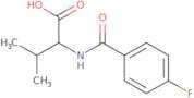 2-[(4-Fluorophenyl)formamido]-3-methylbutanoic acid