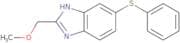 2-(Methoxymethyl)-5-(phenylthio)-1H-benzimidazole