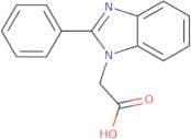 2-(2-Phenyl-1H-1,3-benzodiazol-1-yl)acetic acid