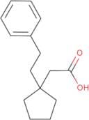 2-[1-(2-Phenylethyl)cyclopentyl]acetic acid