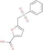5-[(Benzenesulfonyl)methyl]furan-2-carboxylic acid