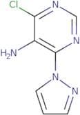 4-chloro-6-(1H-pyrazol-1-yl)pyrimidin-5-amine