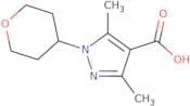 3,5-Dimethyl-1-(oxan-4-yl)-1H-pyrazole-4-carboxylic acid