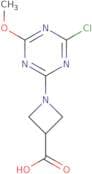 1-(4-Chloro-6-methoxy-1,3,5-triazin-2-yl)azetidine-3-carboxylic acid