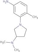 1-(5-Amino-2-methylphenyl)-N,N-dimethylpyrrolidin-3-amine