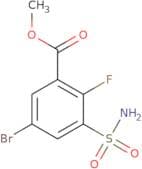 Methyl 5-bromo-2-fluoro-3-sulfamoylbenzoate