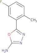 5-(5-Fluoro-2-methylphenyl)-1,3,4-oxadiazol-2-amine