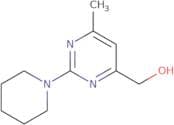 [6-Methyl-2-(piperidin-1-yl)pyrimidin-4-yl]methanol