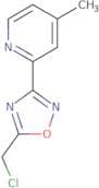 2-[5-(Chloromethyl)-1,2,4-oxadiazol-3-yl]-4-methylpyridine