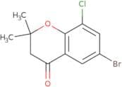 6-Bromo-8-chloro-2,2-dimethyl-3,4-dihydro-2H-1-benzopyran-4-one