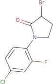 3-Bromo-1-(4-chloro-2-fluorophenyl)pyrrolidin-2-one