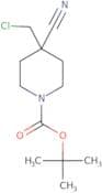 tert-Butyl 4-(chloromethyl)-4-cyanopiperidine-1-carboxylate