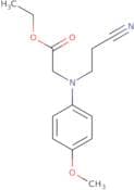 Ethyl 2-[(2-cyanoethyl)(4-methoxyphenyl)amino]acetate
