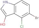 5-Bromo-4-chloro-1H-indol-3-ol