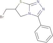 6-(Bromomethyl)-3-phenyl-5H,6H-[1,2,4]triazolo[3,4-b][1,3]thiazole