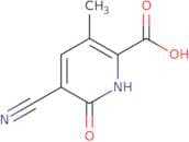 5-Cyano-3-methyl-6-oxo-1,6-dihydropyridine-2-carboxylic acid
