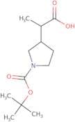 2-(1-[(tert-Butoxy)carbonyl]pyrrolidin-3-yl)propanoic acid