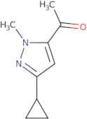 1-(3-Cyclopropyl-1-methyl-1H-pyrazol-5-yl)ethanone