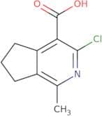 3-Chloro-1-methyl-5H,6H,7H-cyclopenta[C]pyridine-4-carboxylic acid