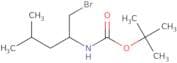 tert-Butyl (1-bromo-4-methylpentan-2-yl)carbamate