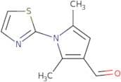 2,5-Dimethyl-1-thiazol-2-yl-1H-pyrrole-3-carbaldehyde