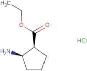 (1R,2S)-rel-Ethyl 2-aminocyclopentanecarboxylate hydrochloride