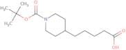 5-{1-[(tert-Butoxy)carbonyl]piperidin-4-yl}pentanoic acid