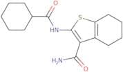 2-(Cyclohexanecarboxamido)-4,5,6,7-tetrahydrobenzo[b]thiophene-3-carboxamide