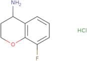 (4S)-8-Fluoro-3,4-dihydro-2H-1-benzopyran-4-amine hydrochloride